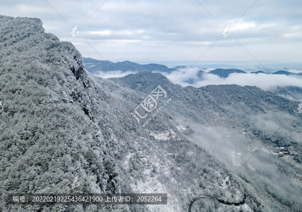 金佛山云海雪景