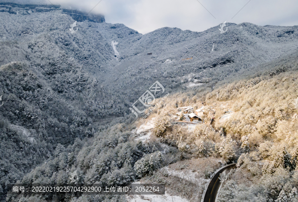 金佛山雪景