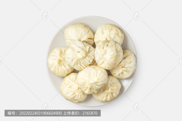 盤子里的包子