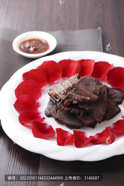 玫瑰手撕牛肉