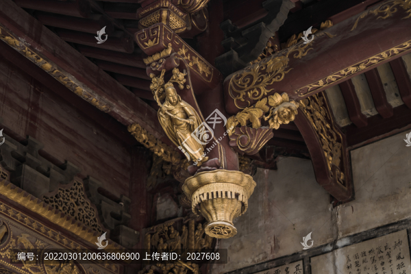上虞曹娥廟之精美雕花