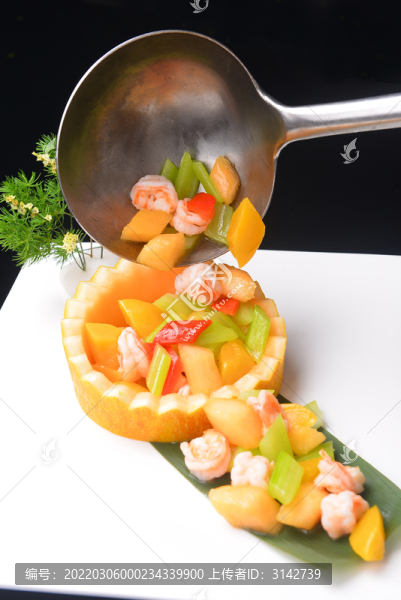 金環(huán)鮮果蝦球