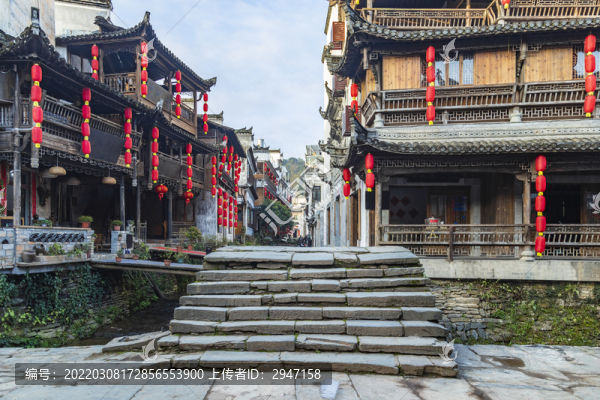 江西婺源汪口景區(qū)風(fēng)光