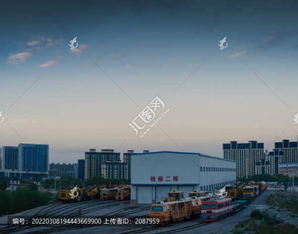 鐵路大型養(yǎng)路機(jī)械背景圖