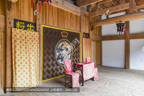 婺源汪口景區(qū)的戲臺
