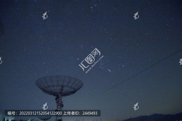 夜晚星空攝影素材