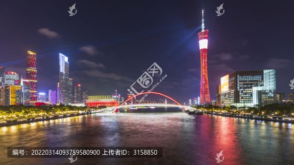 廣州珠江新城夜景