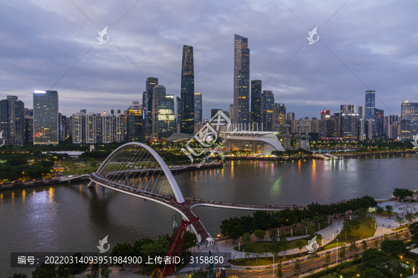 廣州珠江新城夜景