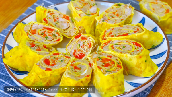 豬肉蛋卷