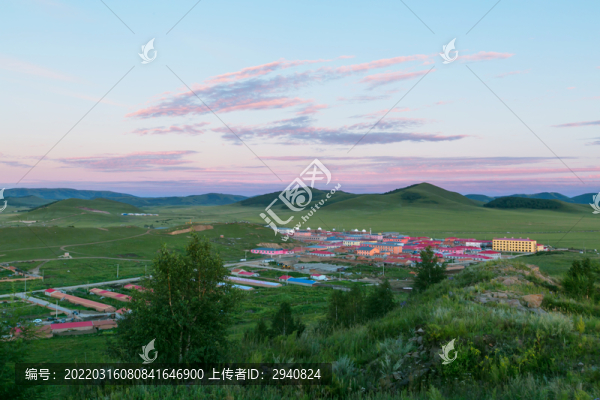 草原小鎮(zhèn)全景