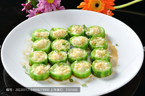 蒜茸蒸絲瓜