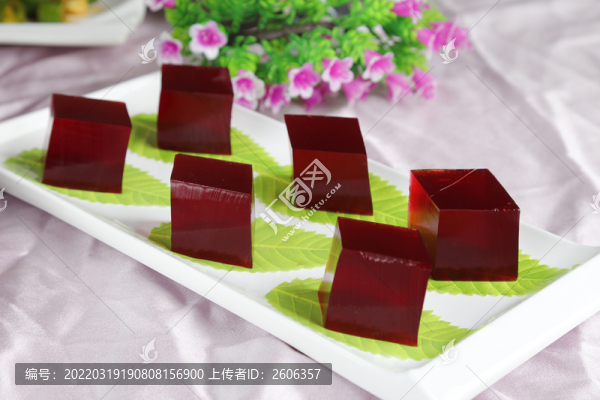 紫貝天葵糕