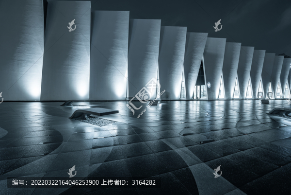 北京美克美術(shù)館夜景