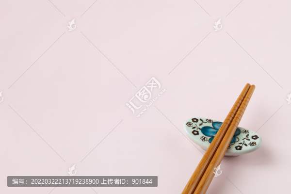 留白的美食主題背景