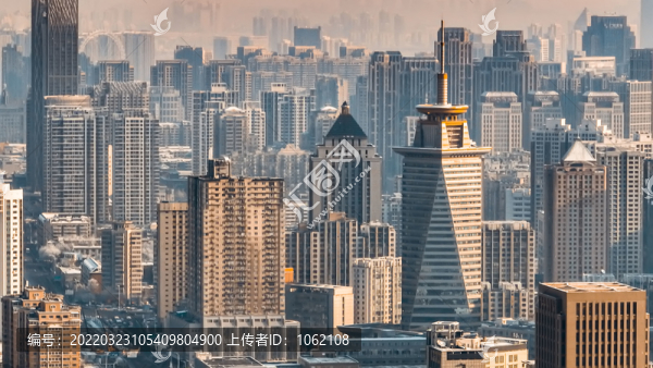 天津雪后美景航拍