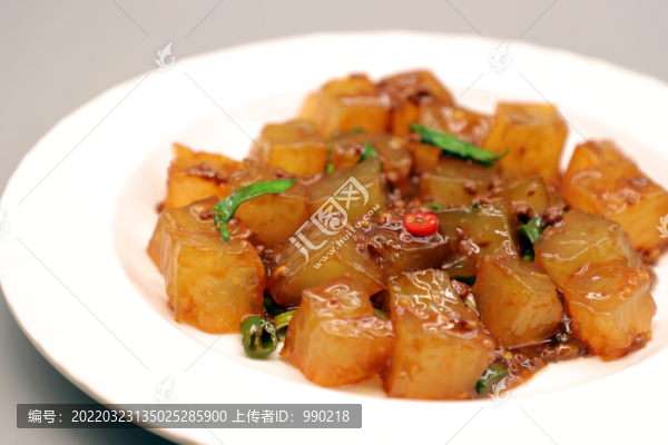 肉沫炒涼粉