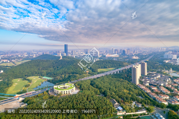 江陰市城市黃昏風(fēng)光
