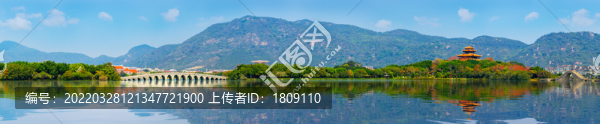 泉州西湖公園全景
