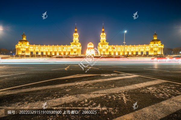 哈爾濱音樂廣場夜景