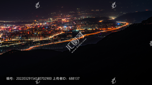 西昌夜景涼山州風(fēng)景