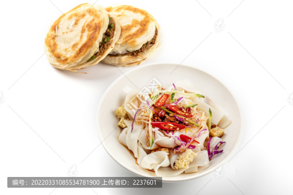 陜西涼皮與肉夾饃