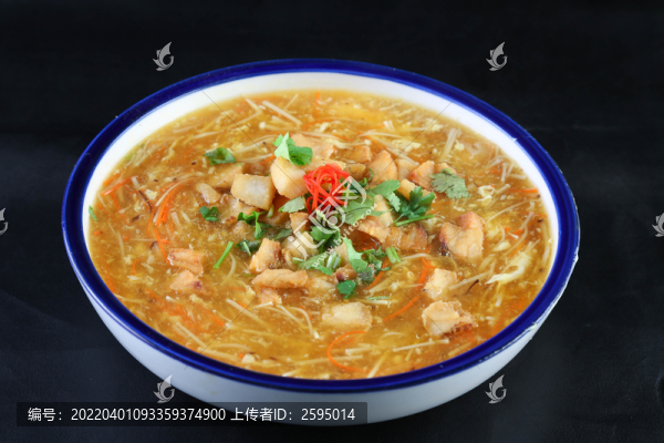 酸辣青魚羹