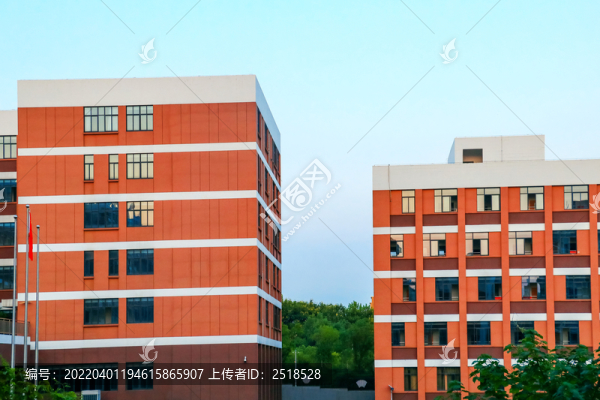 建筑群城市小區(qū)高樓大廈