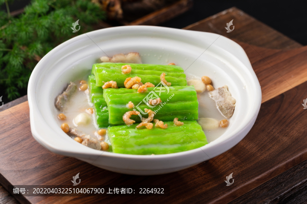 高湯苦瓜煲
