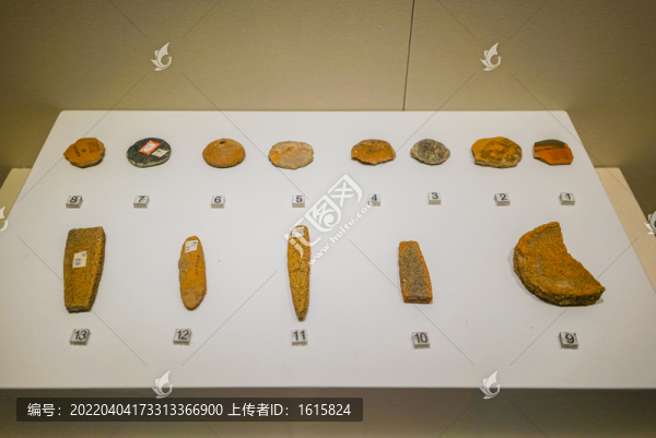 仰韶文化紅陶工具古代陶器