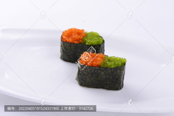 雙色蟹子壽司