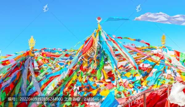 青海湖景區(qū)景點(diǎn)經(jīng)幡