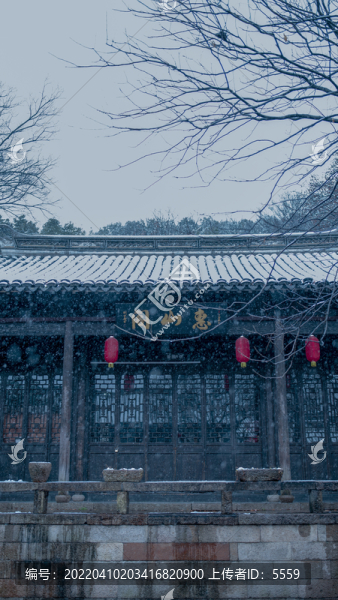 古鎮(zhèn)雪景