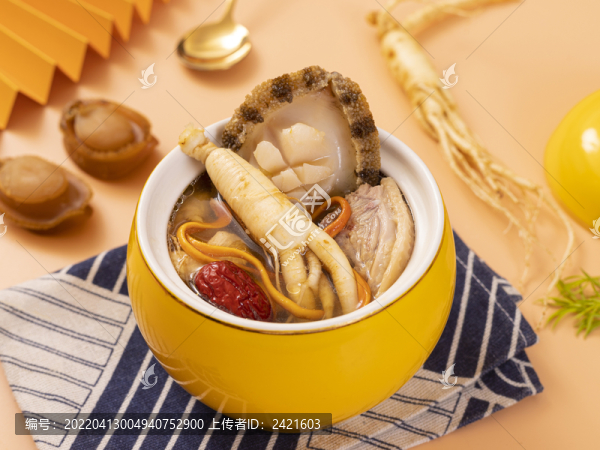 人參鮑魚雞湯