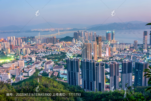 中國廣東深圳灣城市風(fēng)光