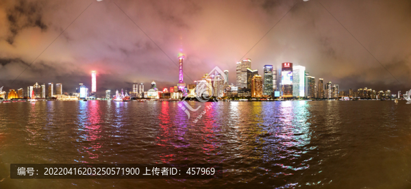 上海黃浦江全景圖