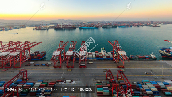 青島港