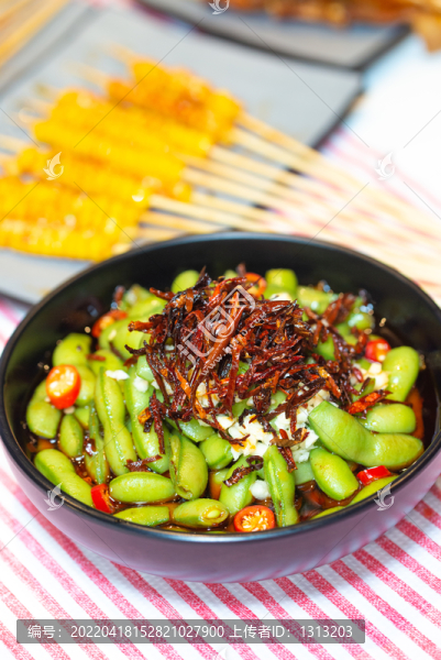 冰鎮(zhèn)鹵毛豆