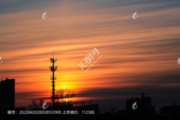 晚霞日落夕陽(yáng)西下黃昏云彩