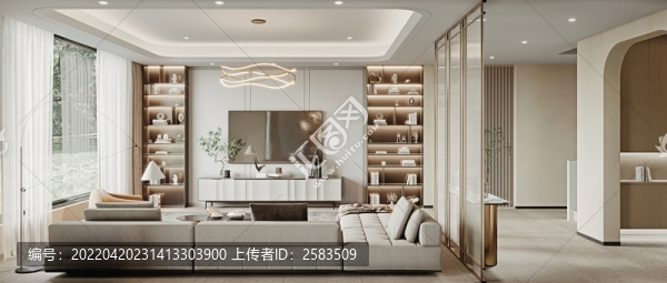 現(xiàn)代客廳效果圖