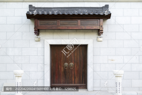 仿古建筑屋檐大門