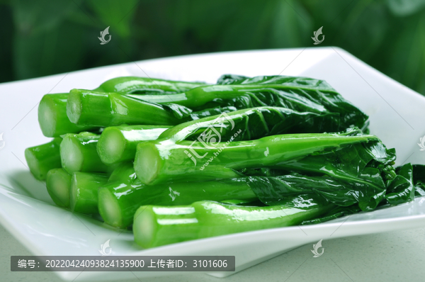 生炒菜心