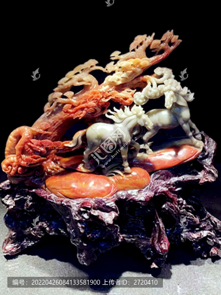 玉雕青梅竹馬