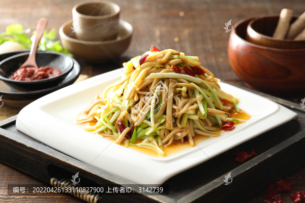 杏鮑菇炒韭黃