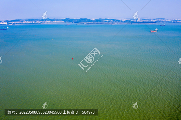 航拍廣州南沙區(qū)珠江入?？? title=