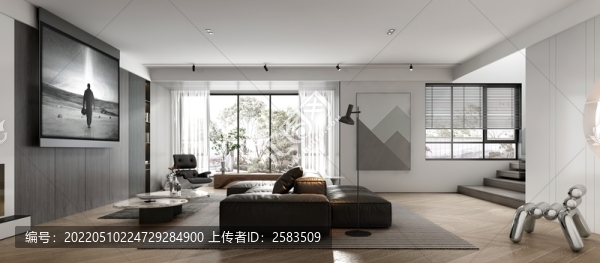 現(xiàn)代客廳效果圖