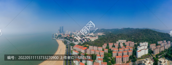 航拍廈門大學(xué)思明校區(qū)校園風(fēng)光