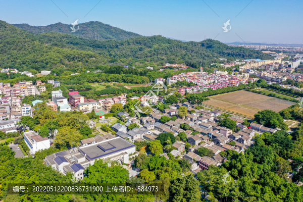 航拍廣東中山孫中山故里旅游區(qū)