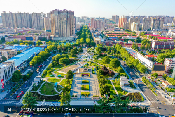 航拍洛陽(yáng)周王城天子駕六博物館