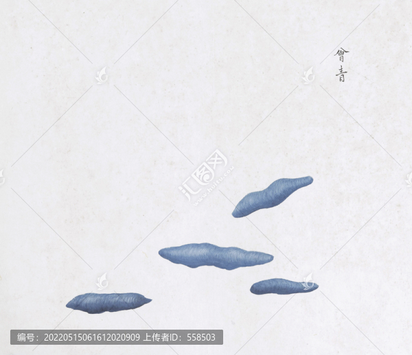 西青中草藥國畫礦石插畫