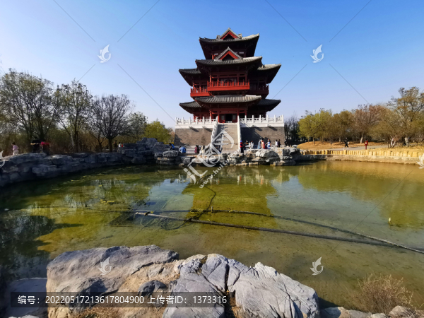 永定河畔春色